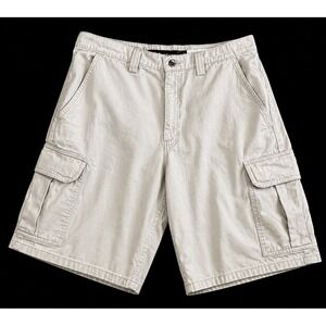 Levi's SilverTab Khakis Cargo Shorts Mens 34 Beige Utility Casual